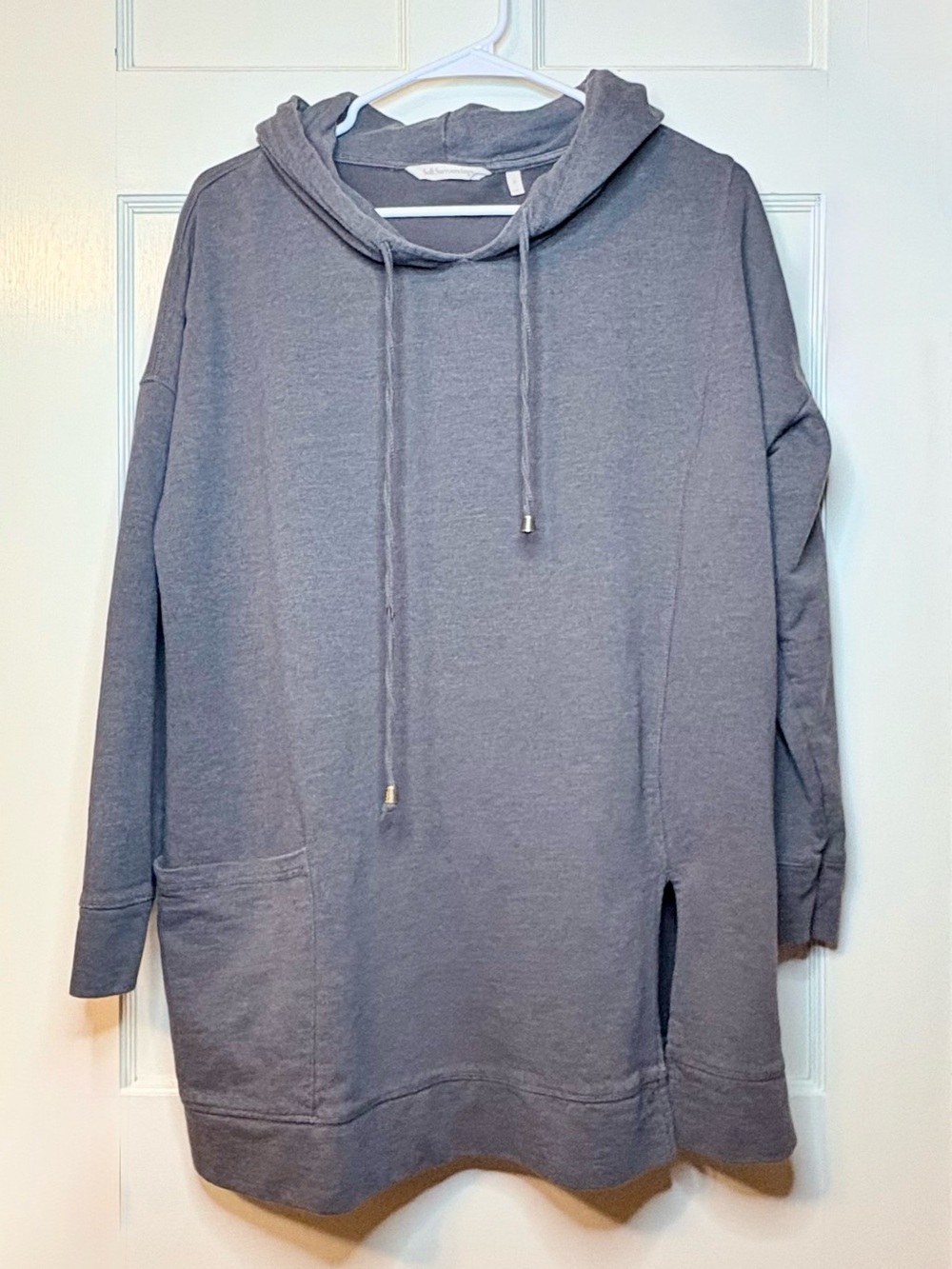 Soft Surroundings SoHo Cotton Pullover in Gray